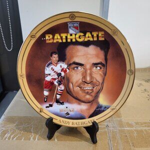 Andy Bathgate Vintage Legends of Hockey's Golden Era Bradford Exchange Plate